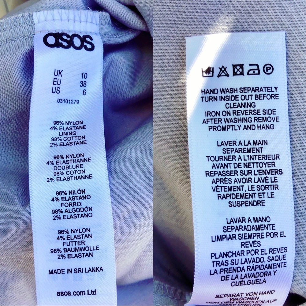 ASOS STRAPLESS COCKTAIL DRESS - Picture 6 of 8